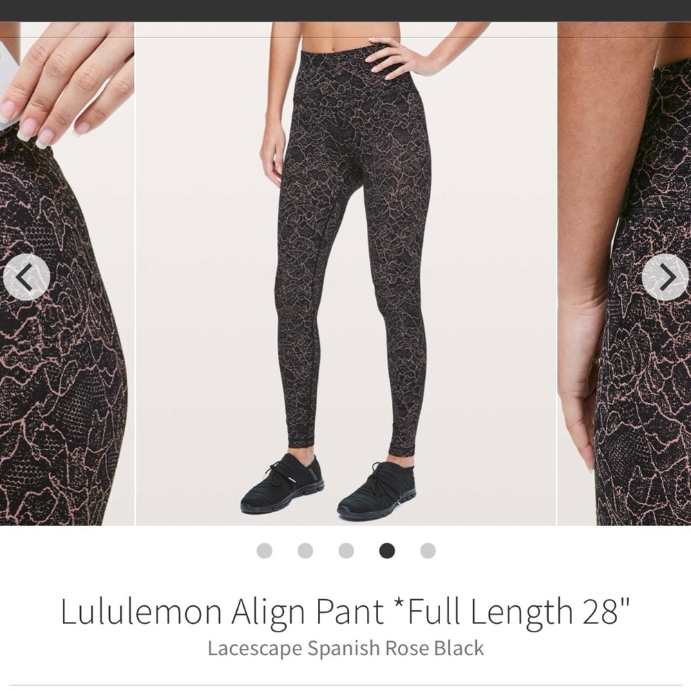 Like new Lululemon size 6 Align Pant *Full Length 28"
